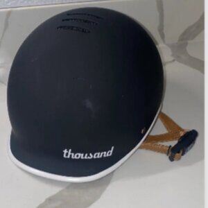 Thousand Heritage Bike Helmet black /white trim RETRO SMALL 54-57CM